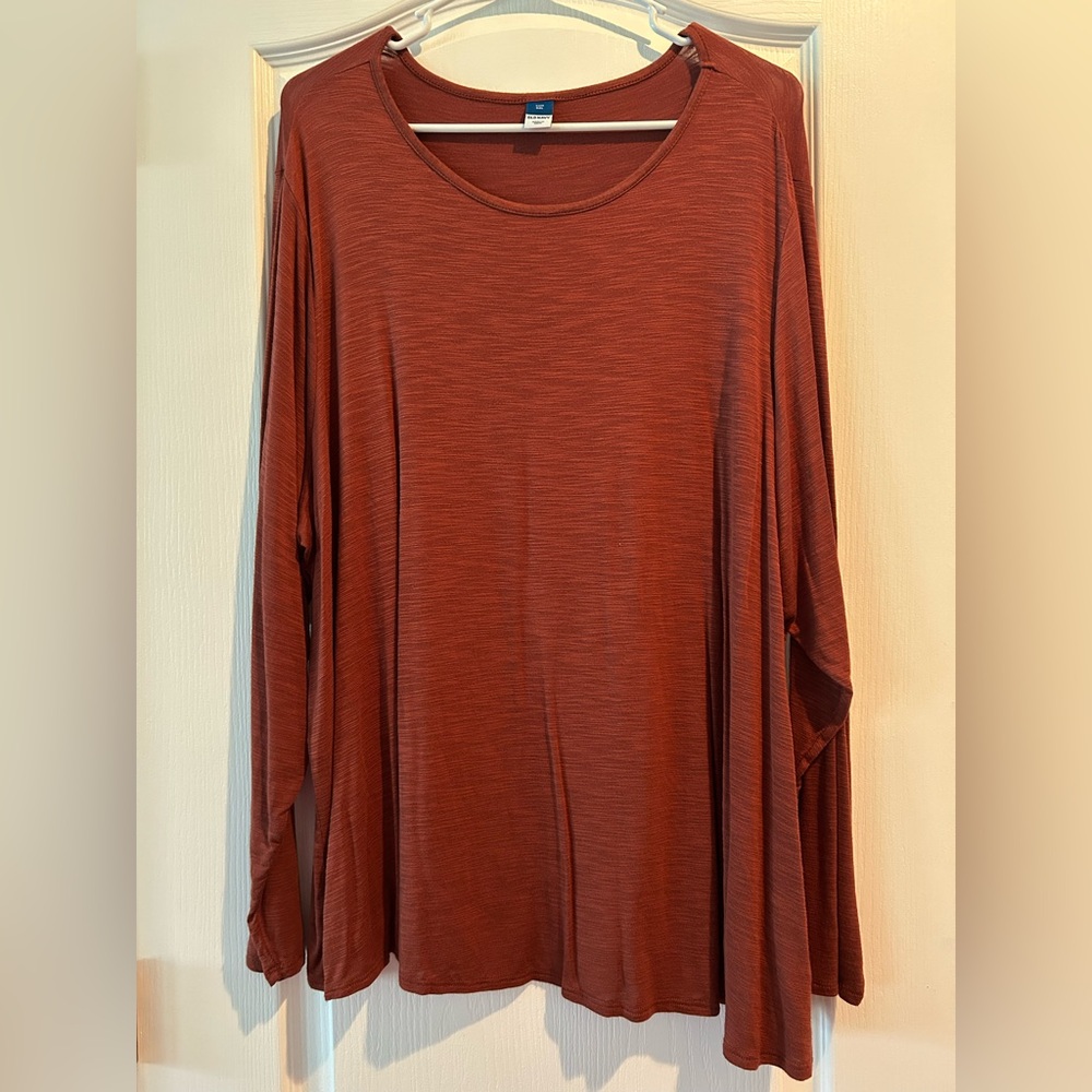 Old Navy Women's Terracotta Long Sleeve Tunic